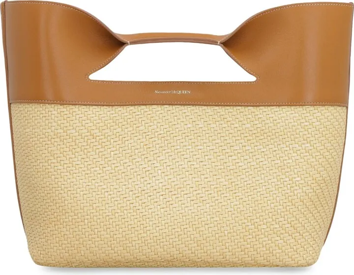 The Bow Raffia Bag