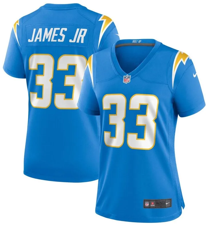 Women's Derwin James Powder Blue Los Angeles Chargers Game Jersey