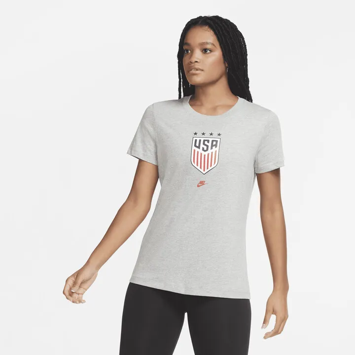Nike Women's U.S. (4-Star) Soccer T-Shirt in Grey