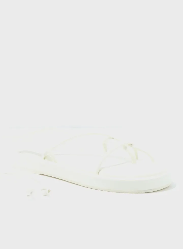 Lace Up Platform Sandals