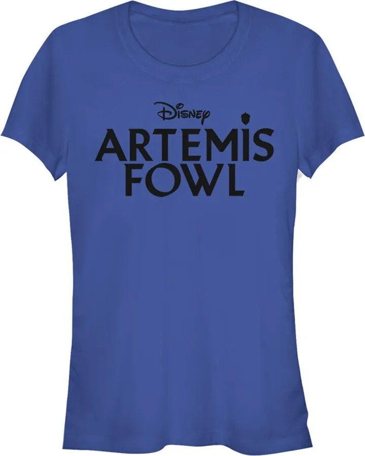 Junior's Disney Artemis Fowl Classic Logo T-Shirt - Royal Blue - Small