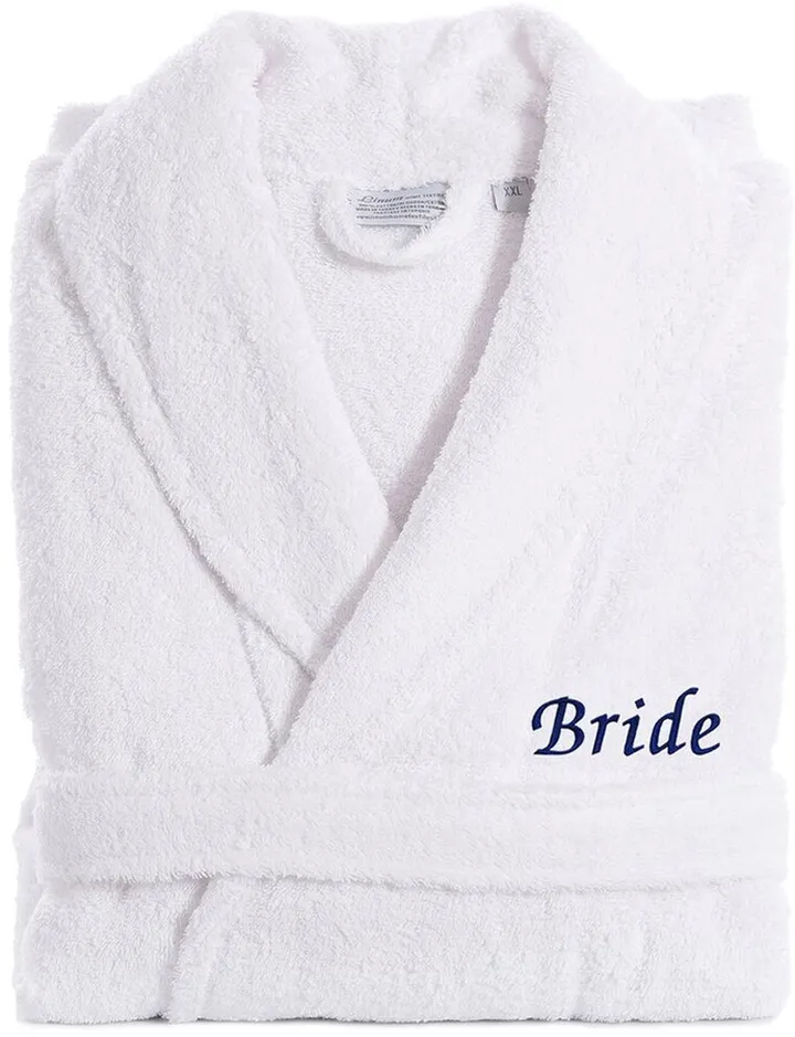 Linum Home Textiles Bride Terry Bathrobe