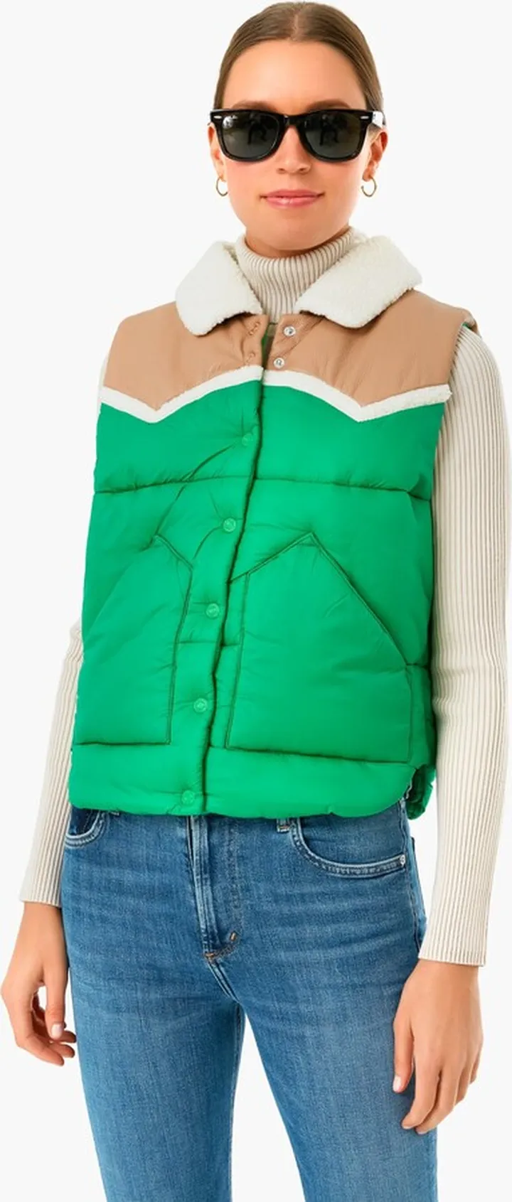 Bright Green The Ol West Puffer Vest