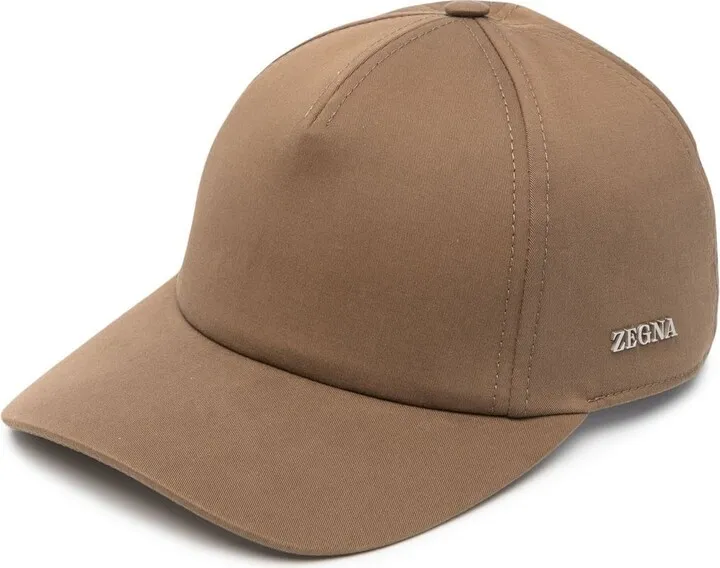 Logo-Plaque Cotton Cap