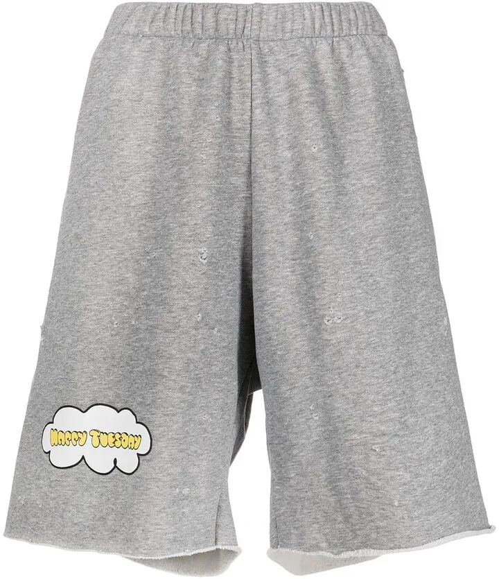 Logo-Print Track Shorts