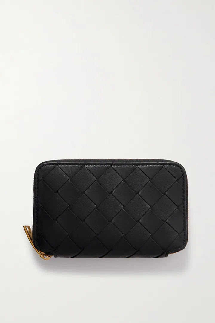 Bottega Veneta - Intrecciato Leather Pouch - Black