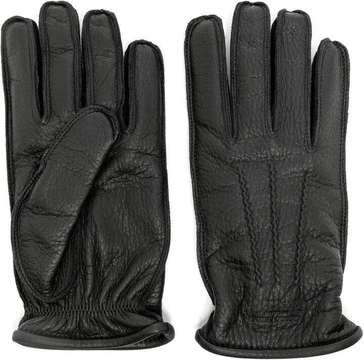 Grained Leather Gloves