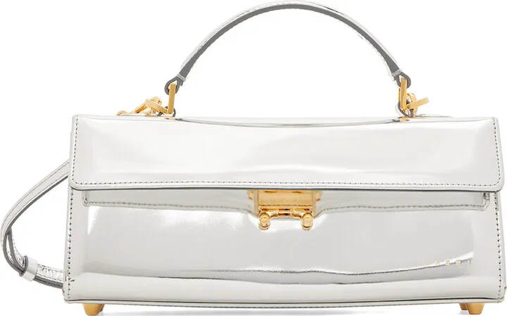 Marni Silver Medium Relativity Bag