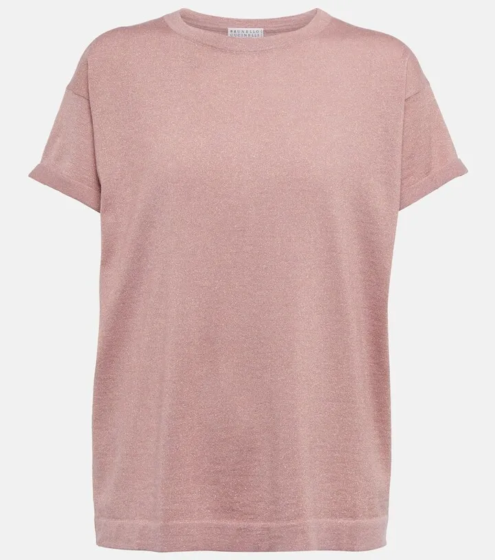 Cashmere-blend T-shirt