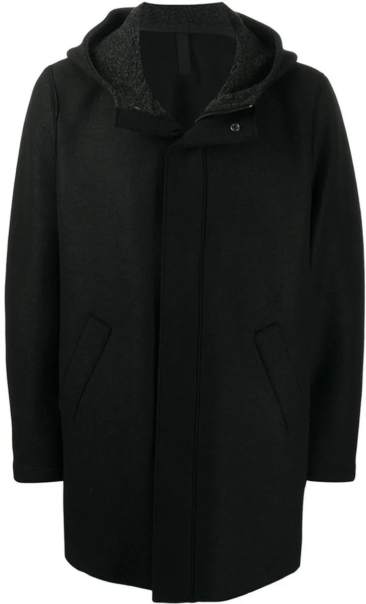 Hooded Felt Coat