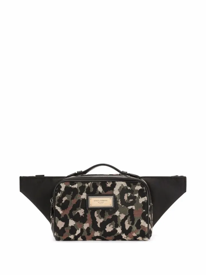 Leopard-Print Belt Bag