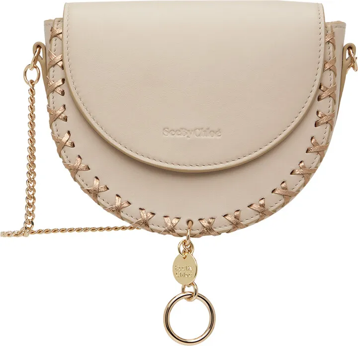 See by Chloé Beige Mara Evening Bag