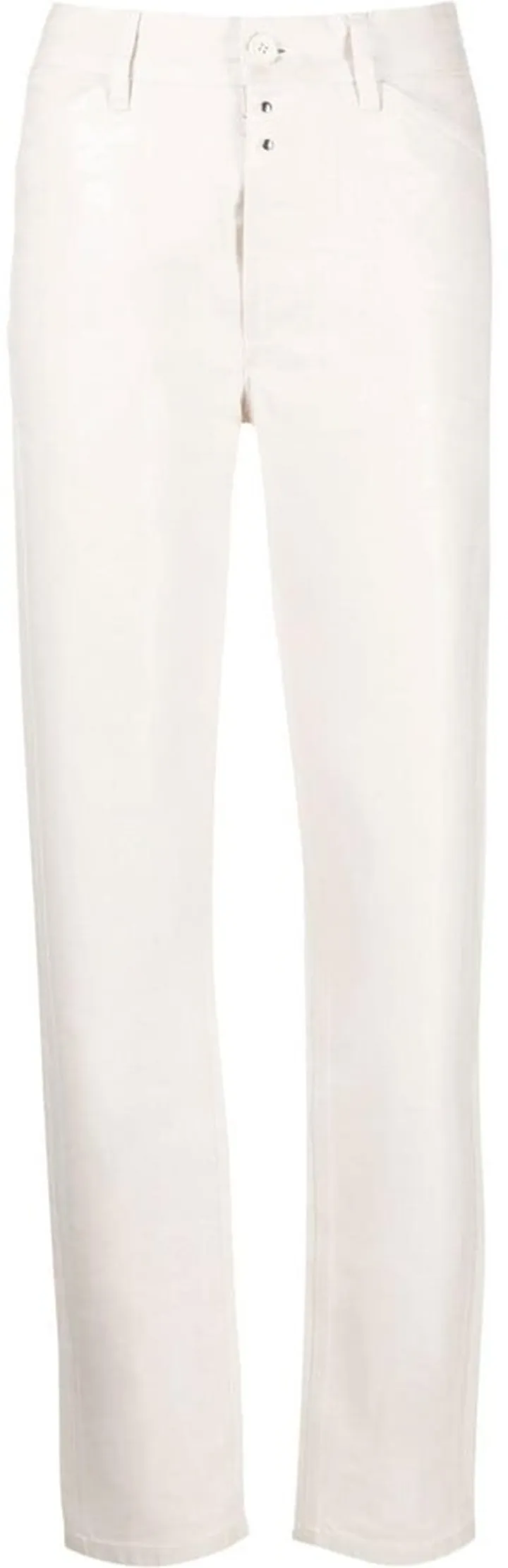 Straight-Cut Leg Trousers