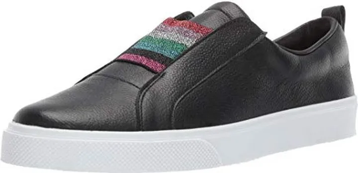 KAANAS Women's Positano Slip ON Elastic Leather Fashion Sneaker