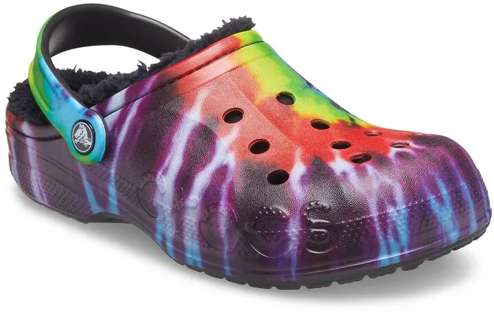 Baya Tie Dye Faux Fur Lined Clog