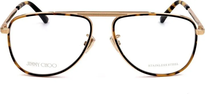 Jimmy Choo Eyewear Aviator Frame Glasses
