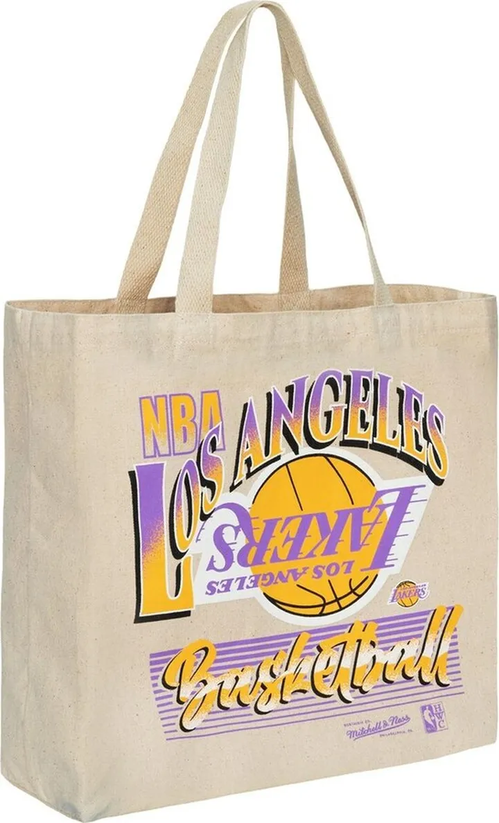Women's Mitchell & Ness Los Angeles Lakers Graphic Tote Bag