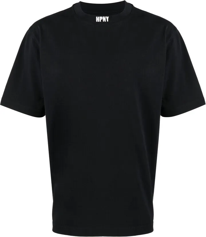 logo-patch crew-neck T-shirt