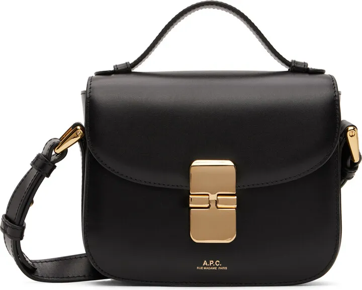 A.P.C. Black Mini Grace Bag
