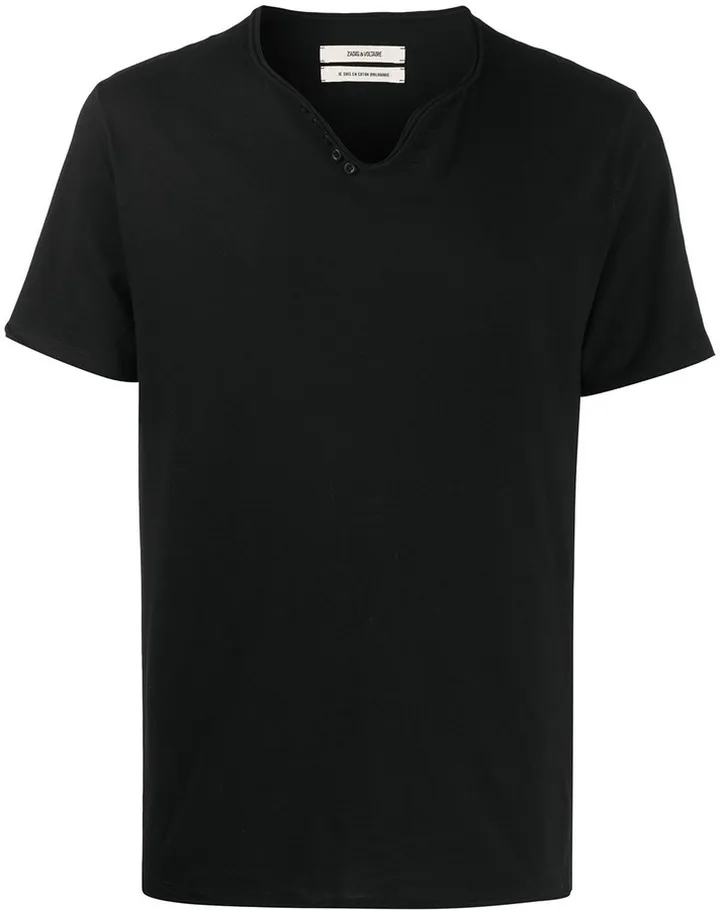 Monastir Henley-neck T-shirt