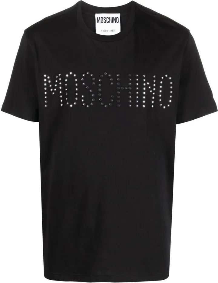 studded logo T-shirt