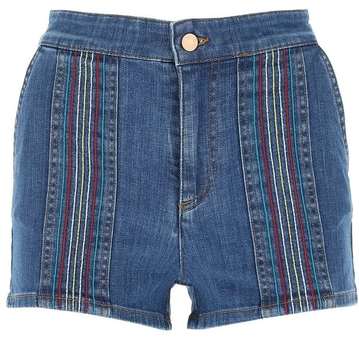 See By Chloé Signature Denim Shorts
