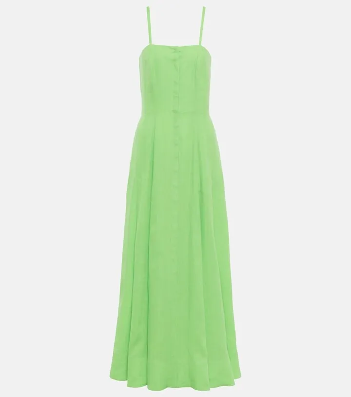 Margritte linen midi dress