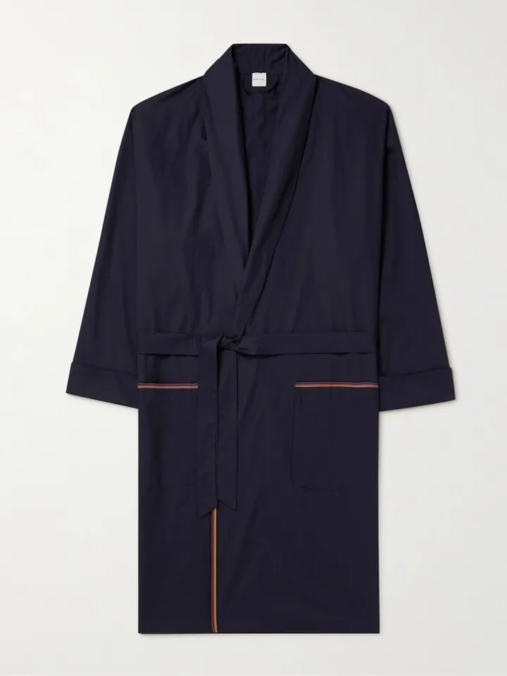 Cotton-Poplin Robe