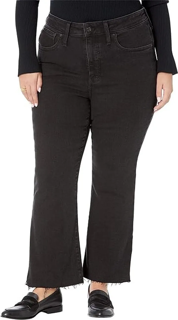 Madewell Plus Cali Demi-Boot Jeans in Bayland Wash: Raw-Hem Edition (Bayland Wash) Women's Jeans