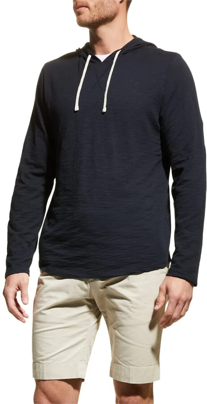 Men's Solid Slub Popover Hoodie