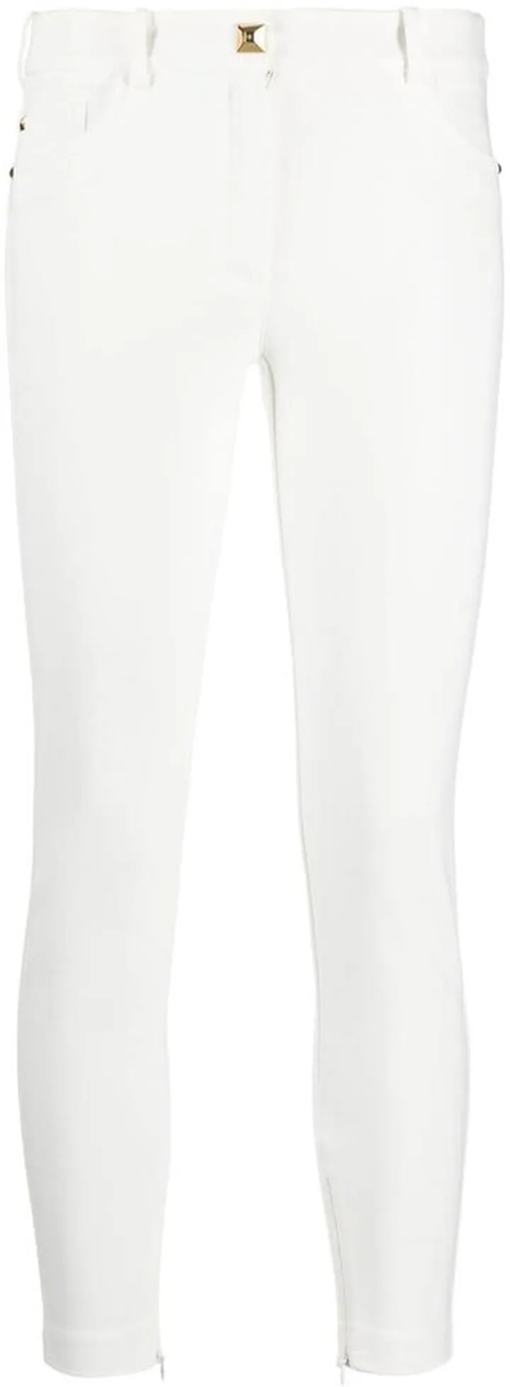 Low-Rise Skinny Cropped Trousers