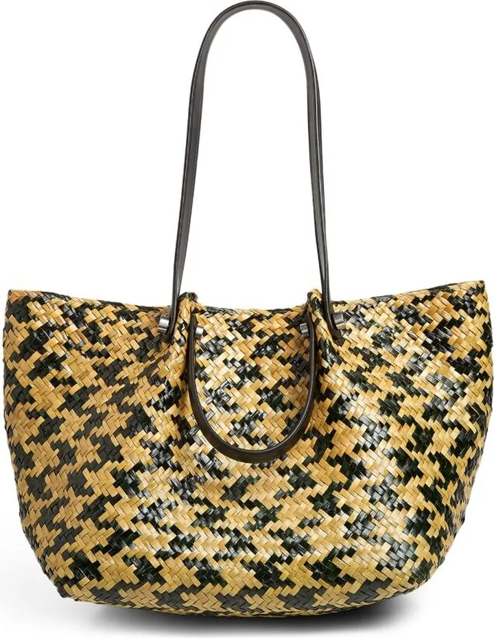 Allsaints Straw Allington Tote Bag