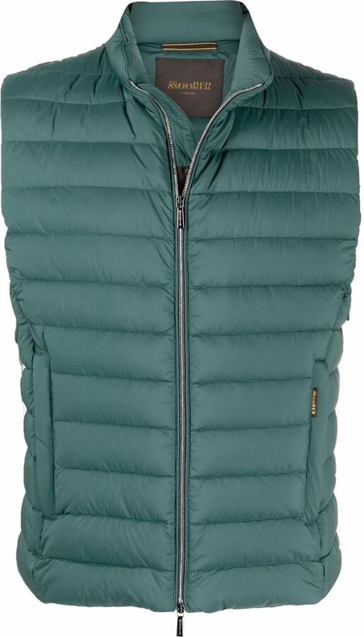 Padded Zip-Up Gilet