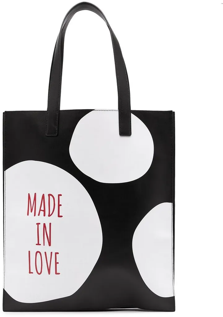 Spot-Print Tote Bag