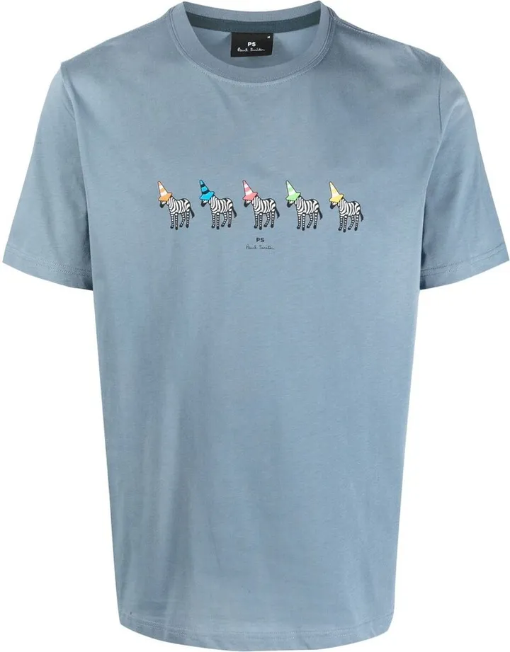 graphic-print short-sleeved T-shirt