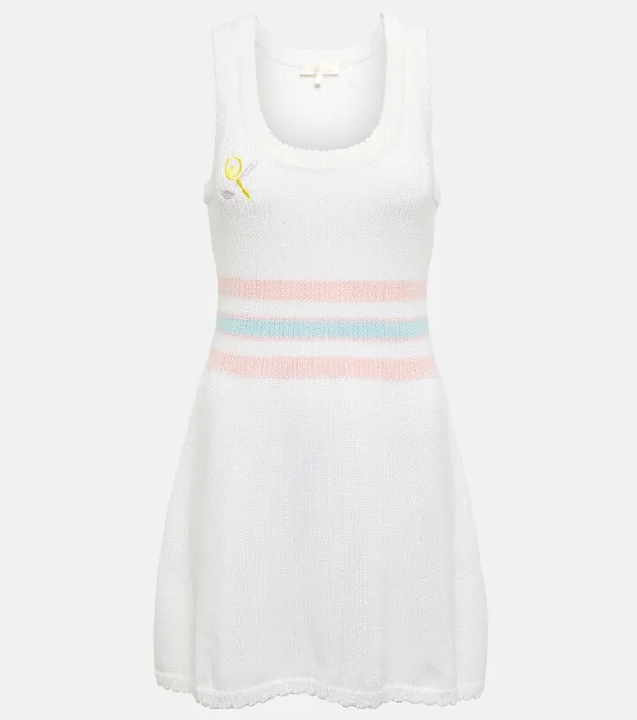 Indiana embroidered minidress
