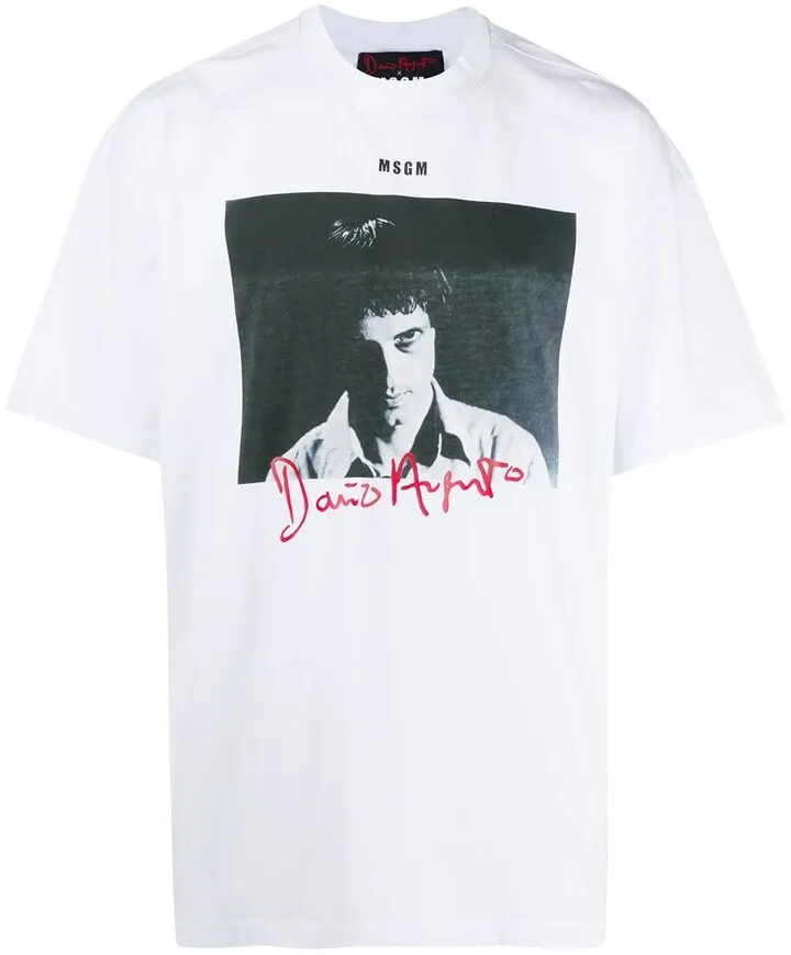 photographic print T-shirt