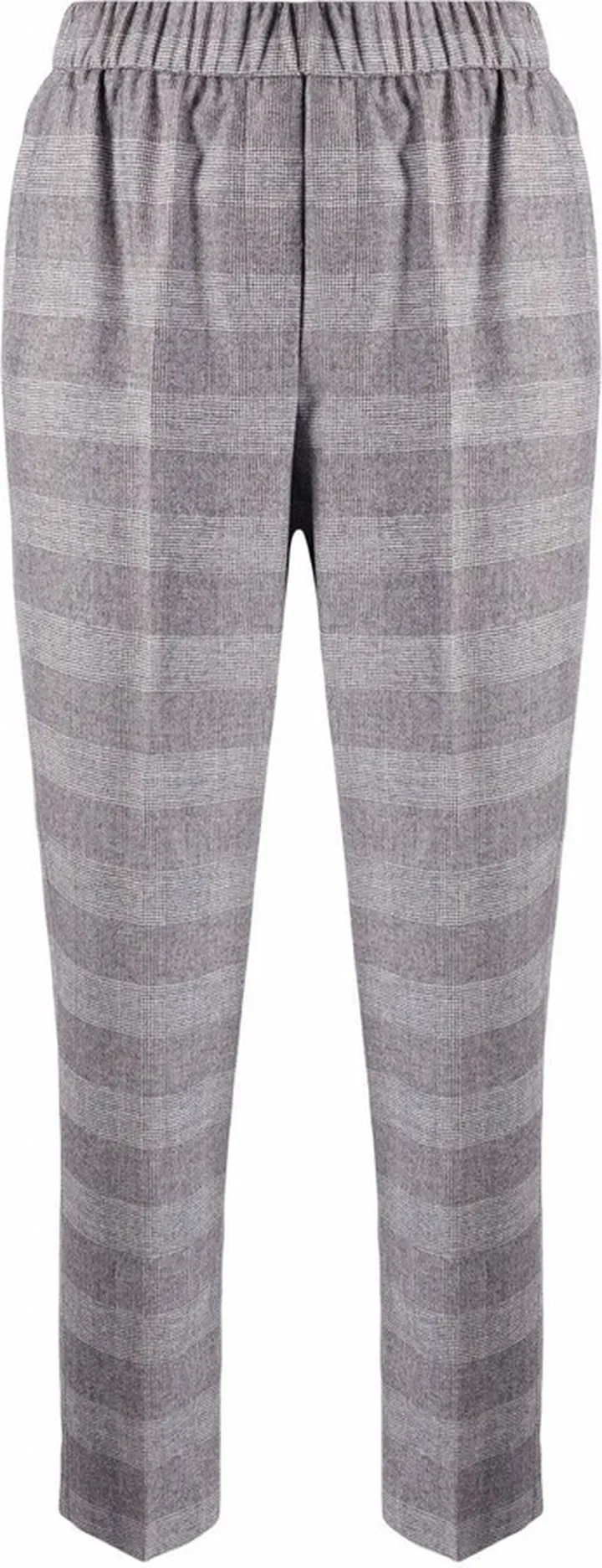 Checked Cropped Trousers