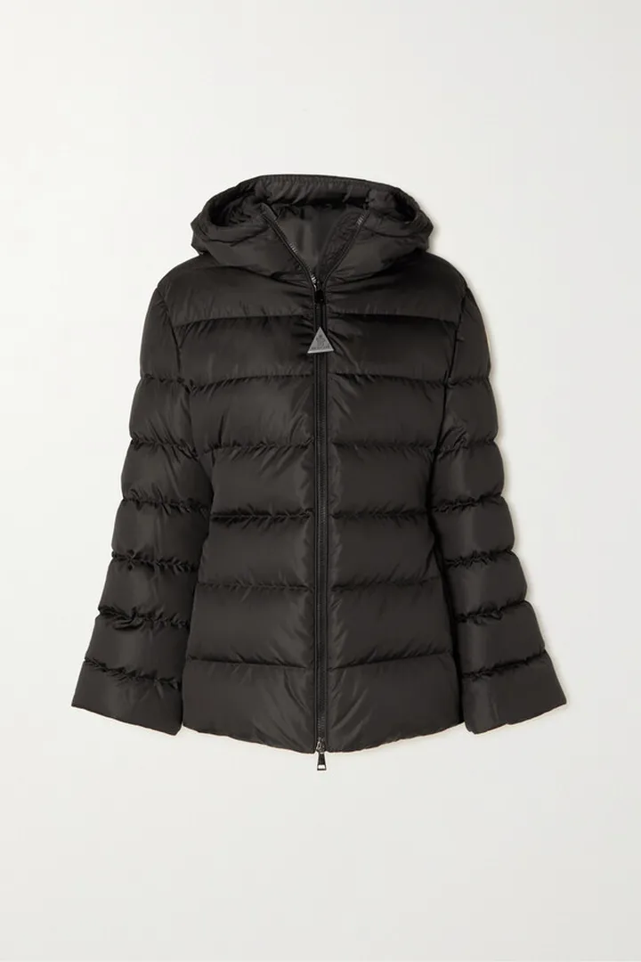 Moncler - Dera Hooded Quilted Down Jacket - Black