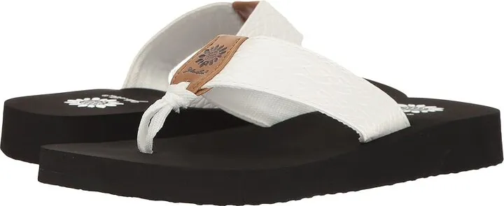 Yellow Box Flax (White) Women's Sandals