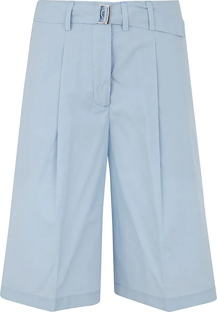 Bermuda With Elastic Band And Belt
