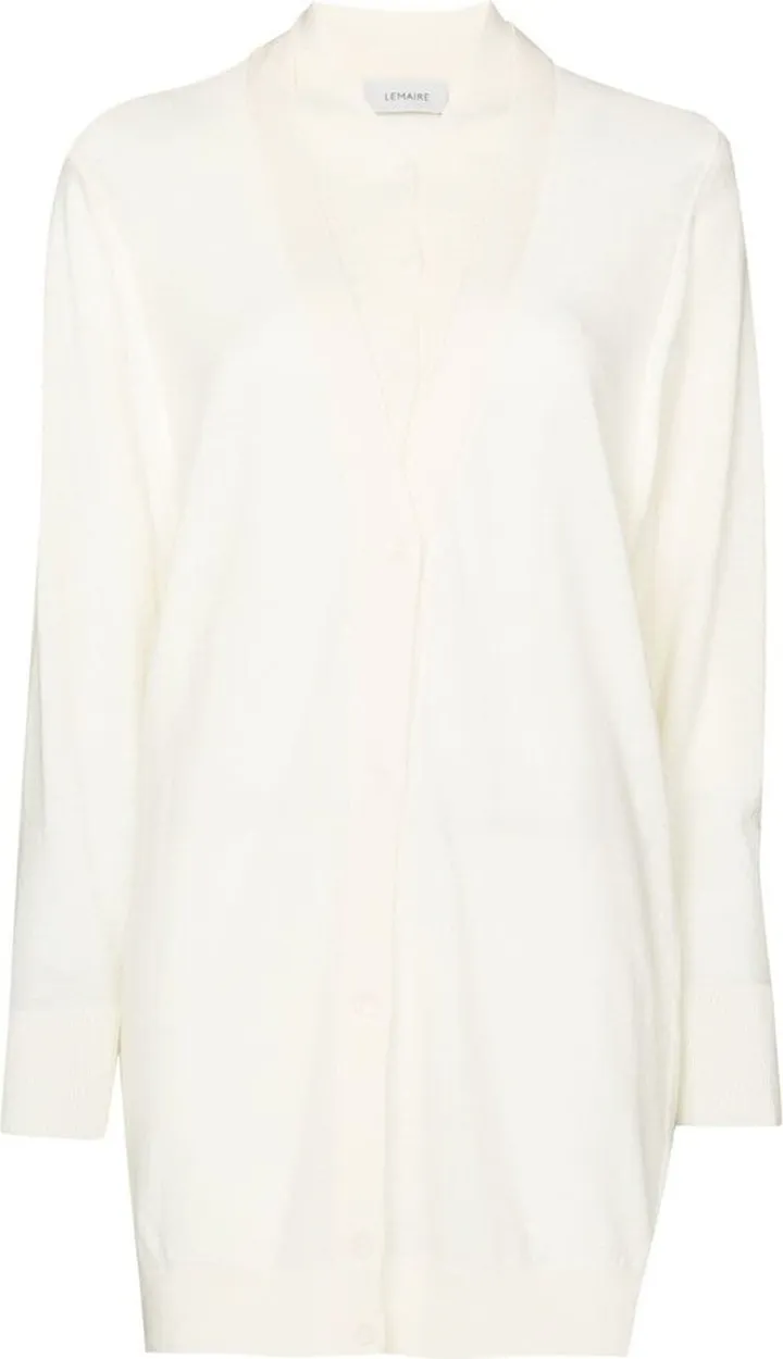 V-neck merino cardigan