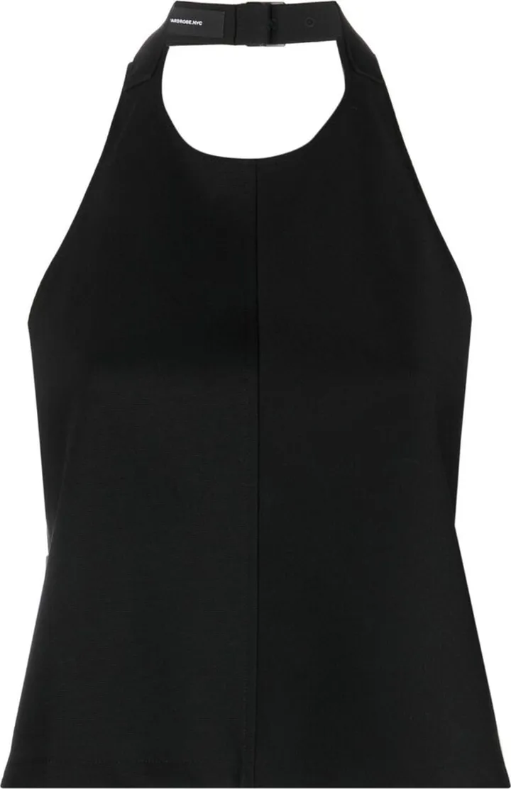 Halterneck Wool Top