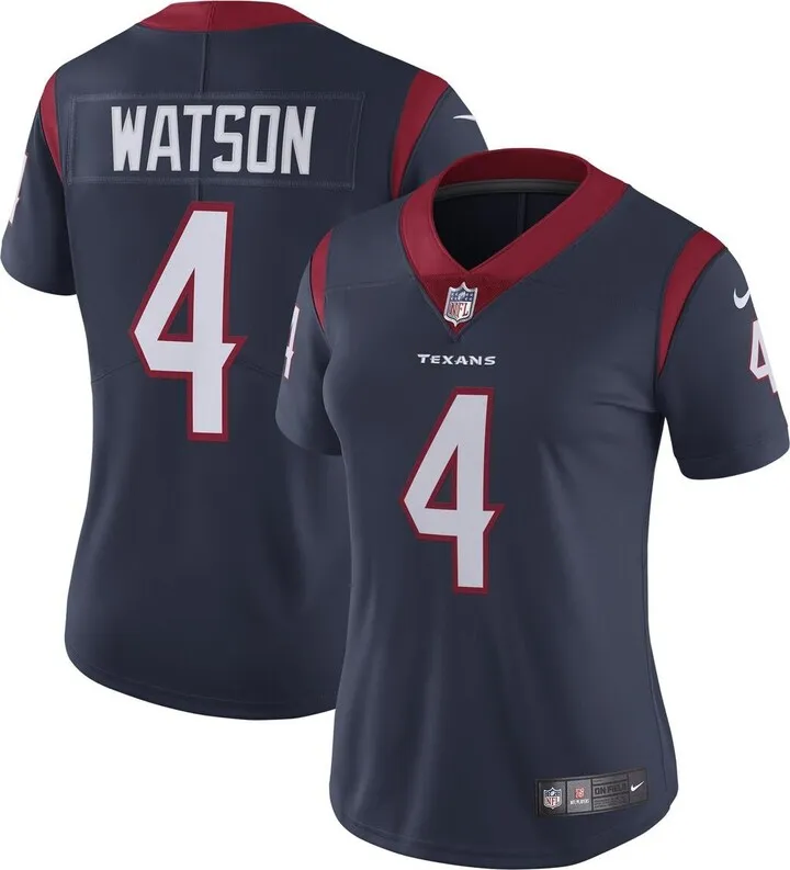 Women's Nike Deshaun Watson Navy Houston Texans Vapor Untouchable Limited Jersey