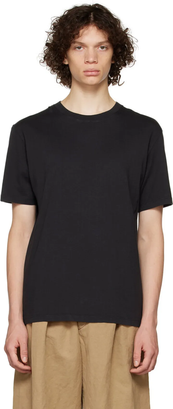 Maison Margiela Black Crewneck T-Shirt