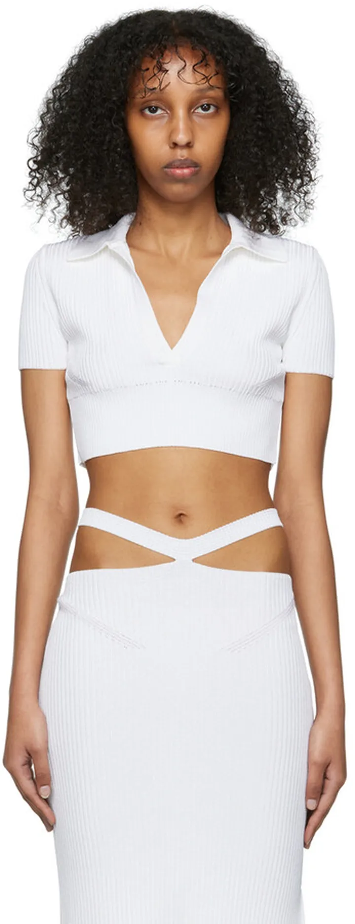 Anna October SSENSE Exclusive White Sicily Polo
