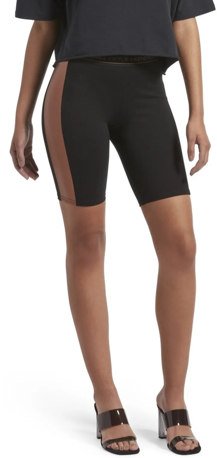 Kendall + Kylie Faux Leather Bike Shorts
