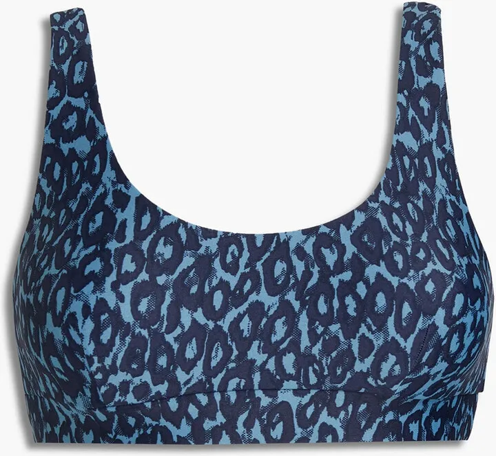 Primrose Leo Daisy leopard-print stretch sports bra