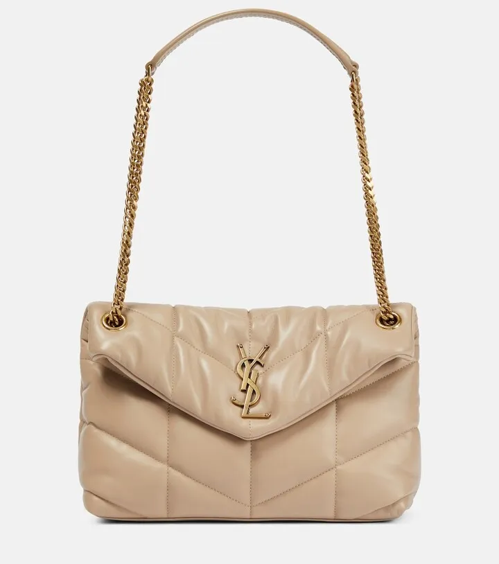 Puffer Small leather shoulder bag