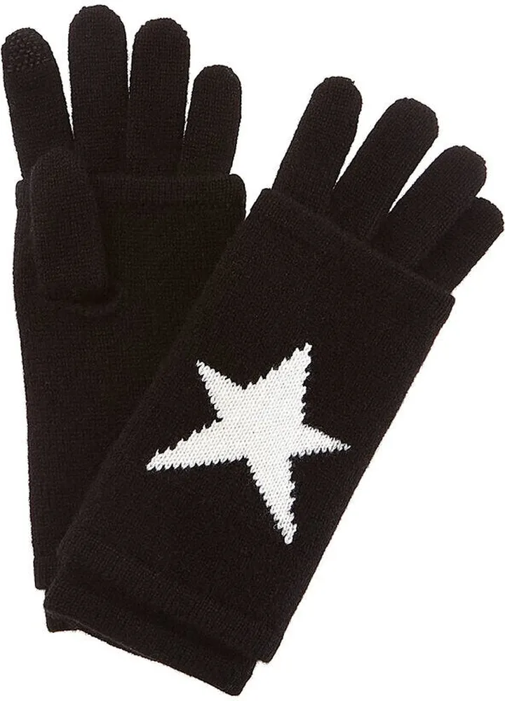 Hannah Rose 3-in-1 Star Cashmere Gloves